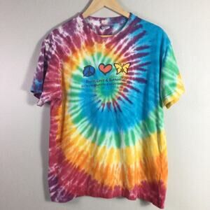 Key West Butterfly & Nature Conservatory Tie Dye Shirt Large